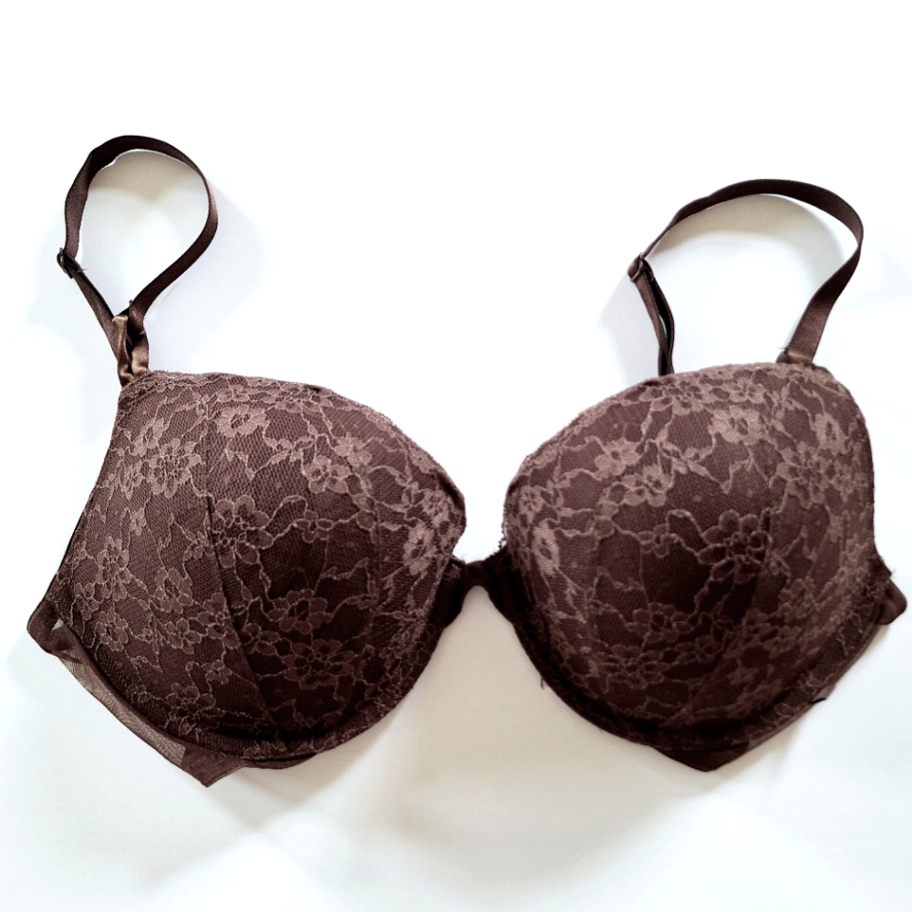 Sexy Tee Posey Lace Push Up Bra Victoria's Secret Like New